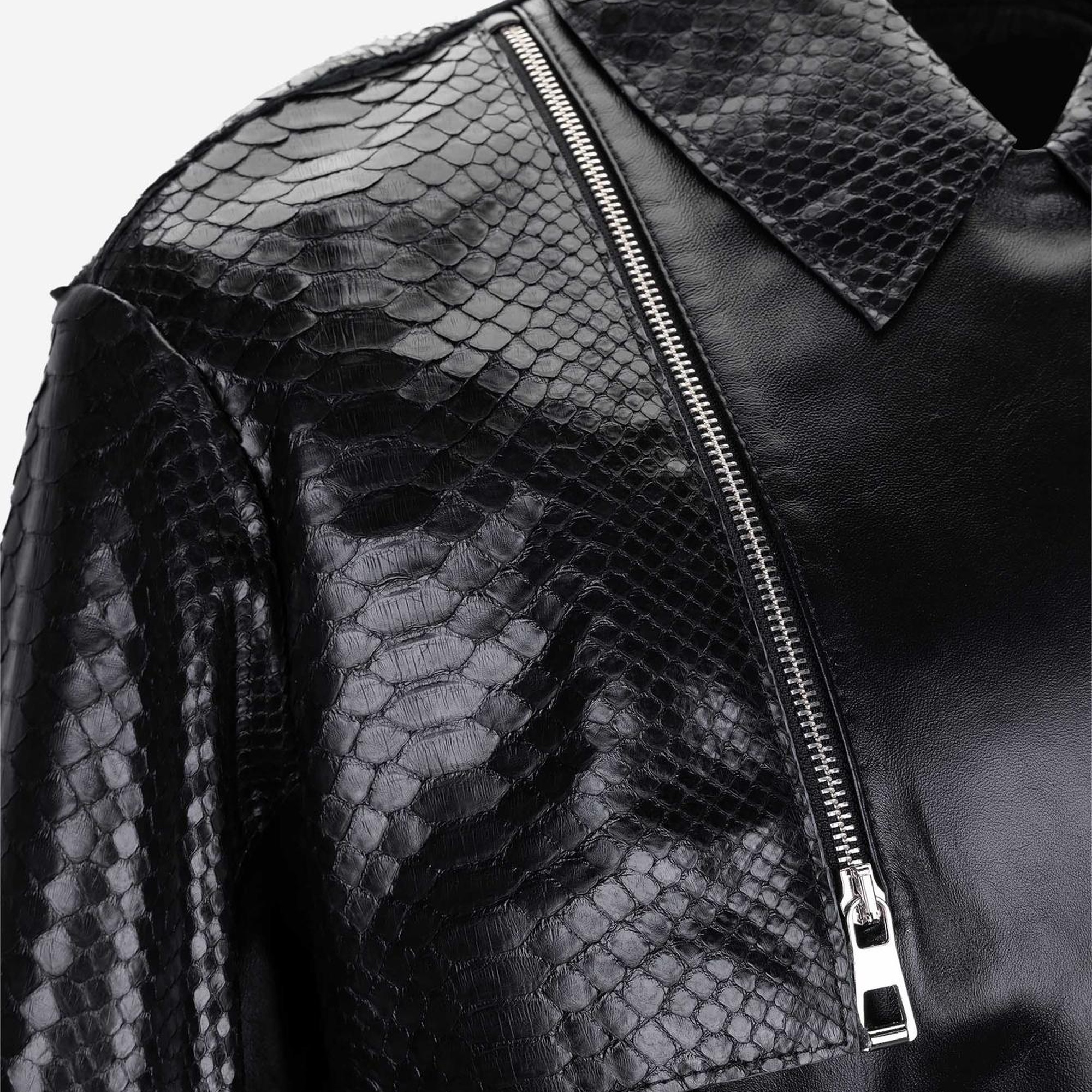 Valmenti Kadın Hakiki Deri Siyah Deri Mont