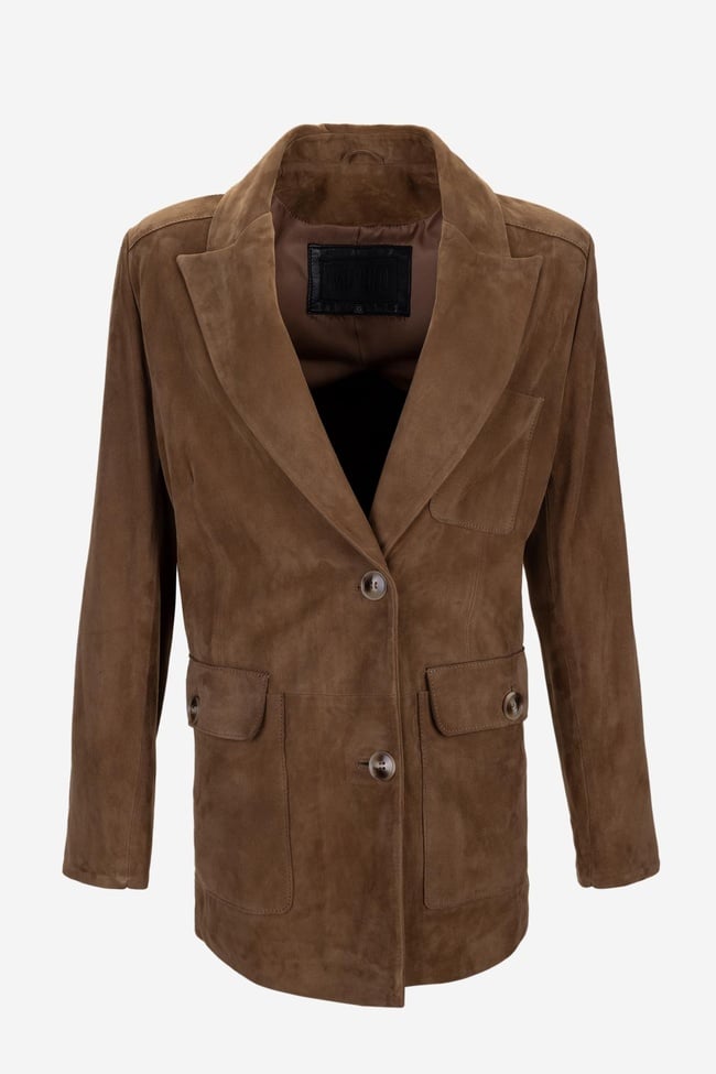  Valmenti Kadın Hakiki Deri Deri Mont