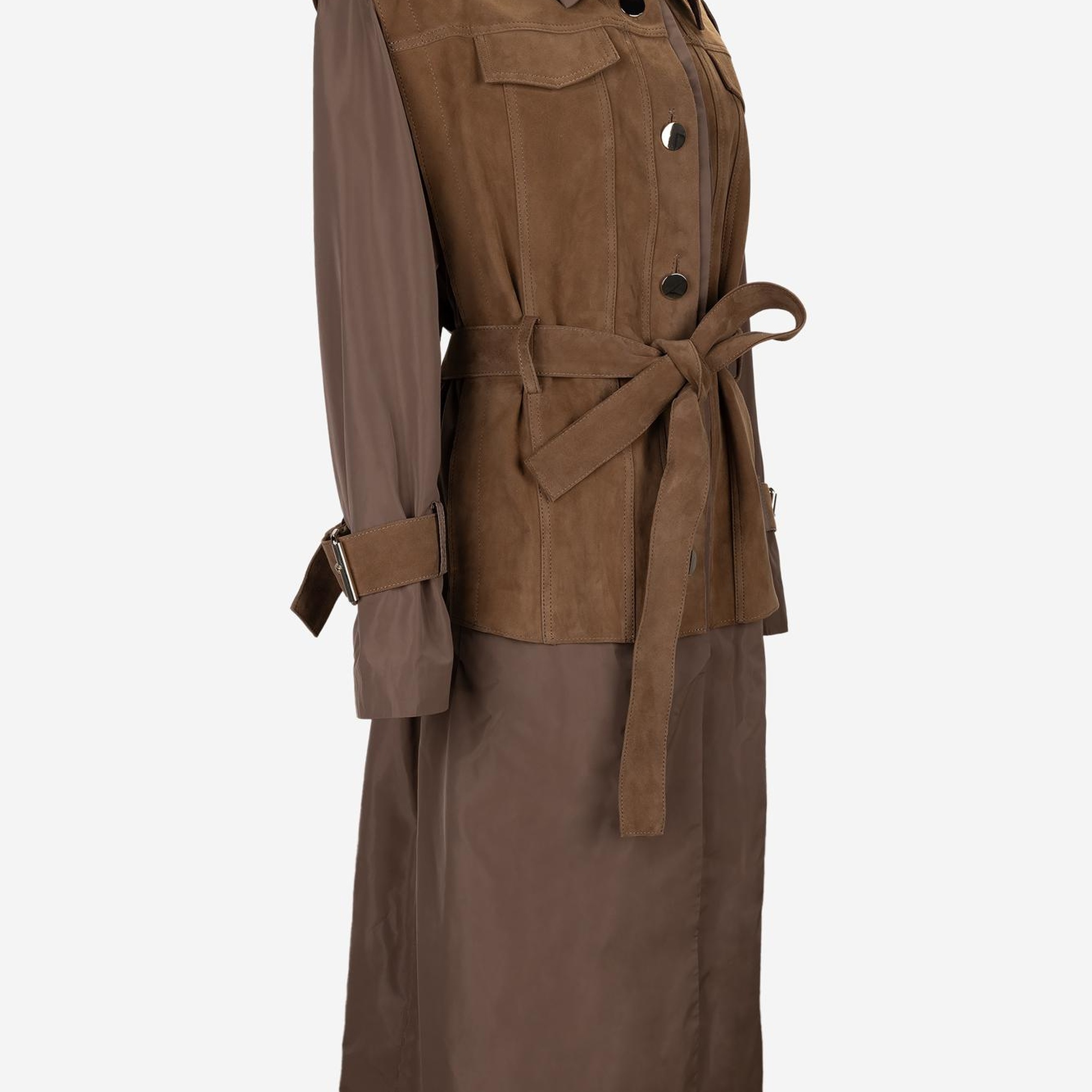 Valmenti Kadın Hakiki Deri Deri Mont