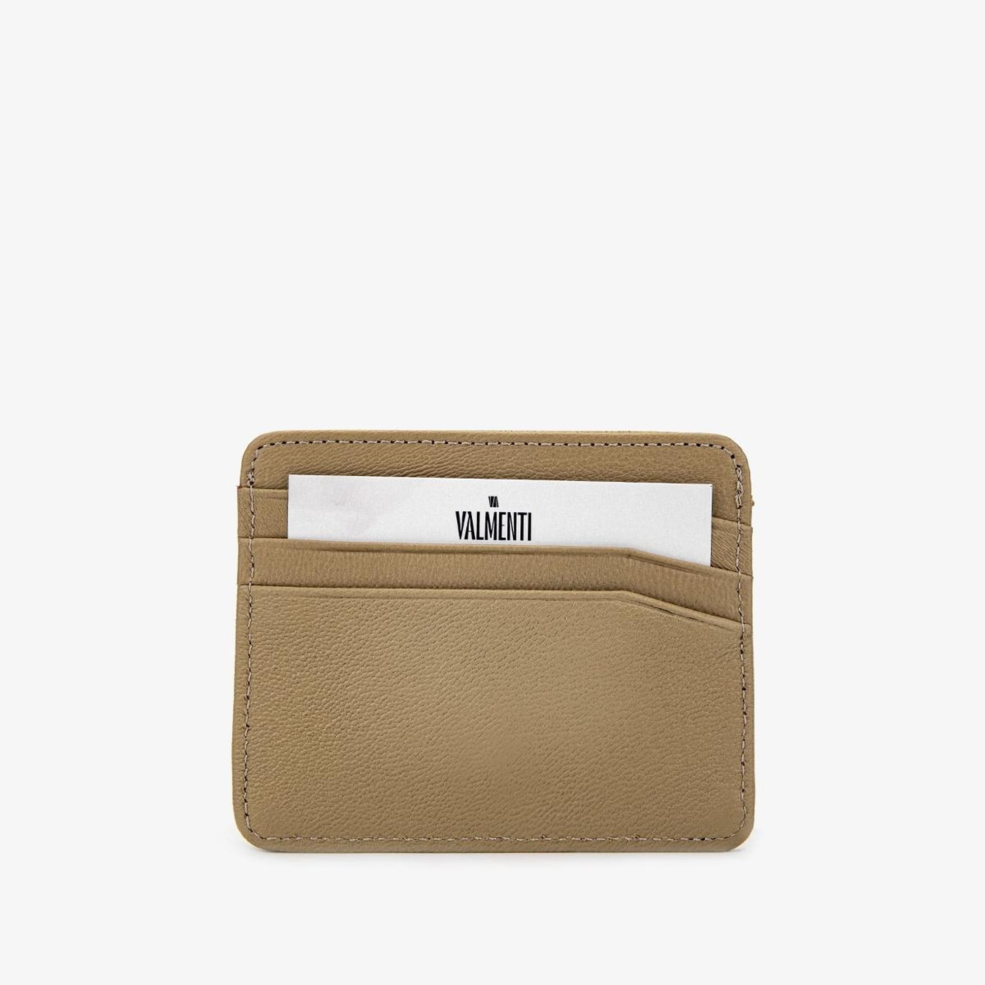 Valmenti Erkek Hakiki Deri Vizon Kartlık