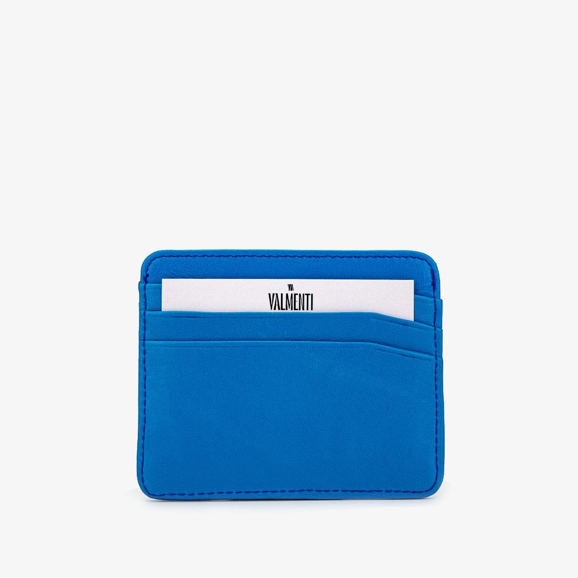 Valmenti Erkek Hakiki Deri Mavi Kartlık