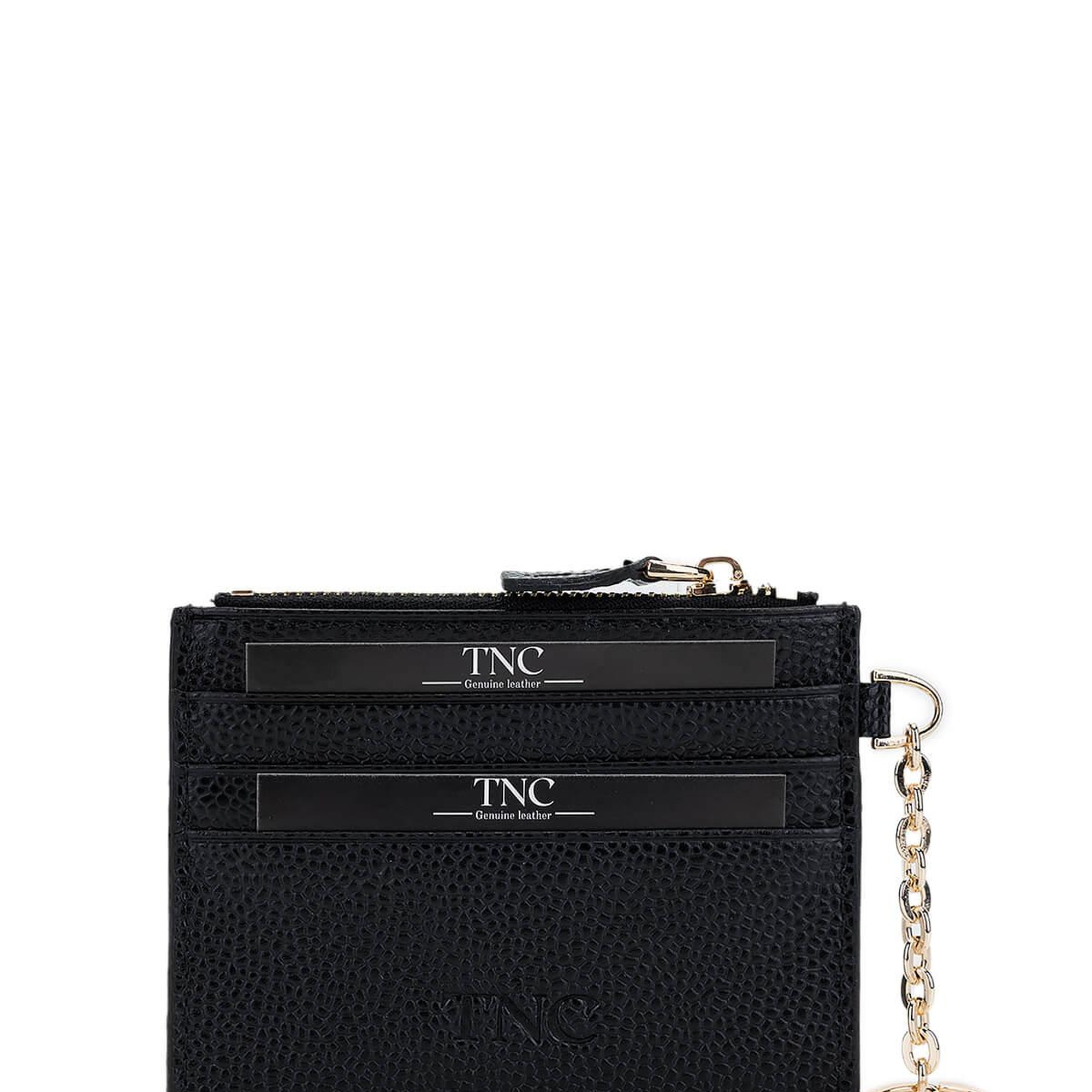 Tamer Tanca Unisex Hakiki Deri Siyah Havyar Kartlık