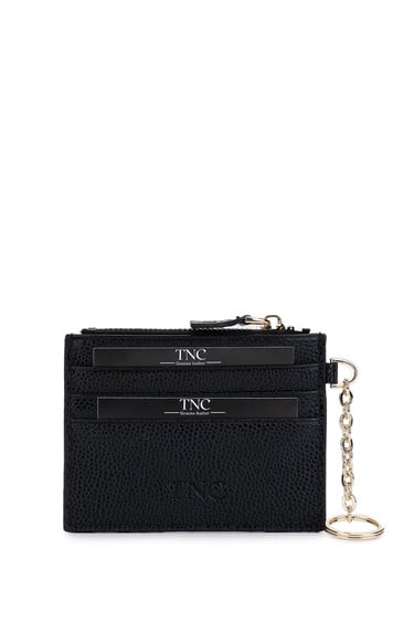  Tamer Tanca Unisex Hakiki Deri Siyah Havyar Kartlık