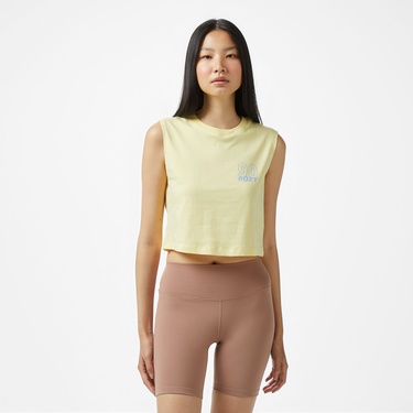  Roxy Essential Energy Boxy Kadın Sarı T-Shirt