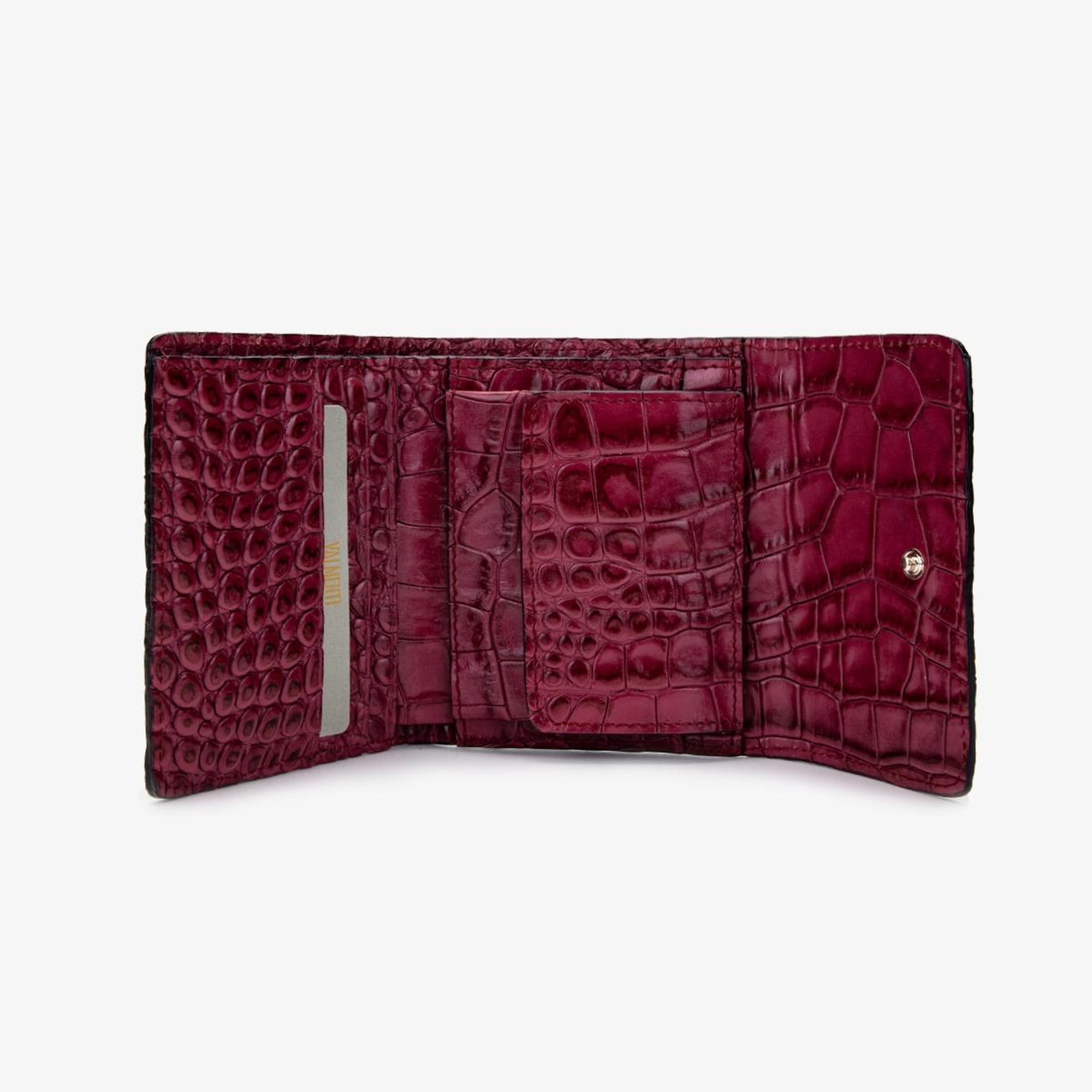 Valmenti Kadın Hakiki Deri Bordo Cüzdan