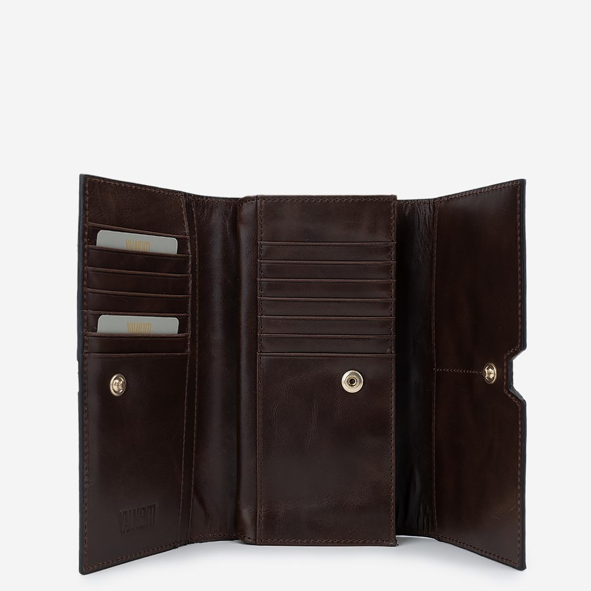 Valmenti Unisex Siyah Hakiki Deri Cüzdan