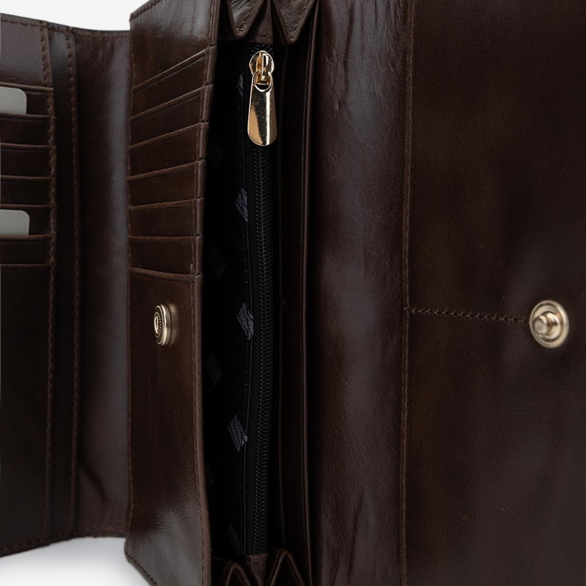 Valmenti Unisex Siyah Hakiki Deri Cüzdan