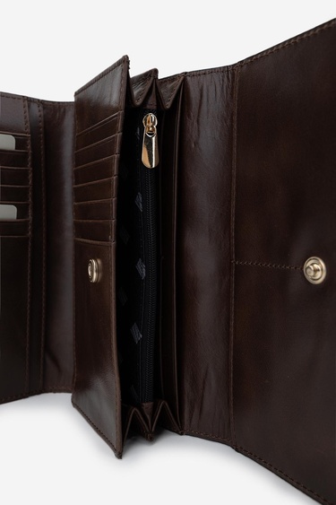  Valmenti Unisex Siyah Hakiki Deri Cüzdan