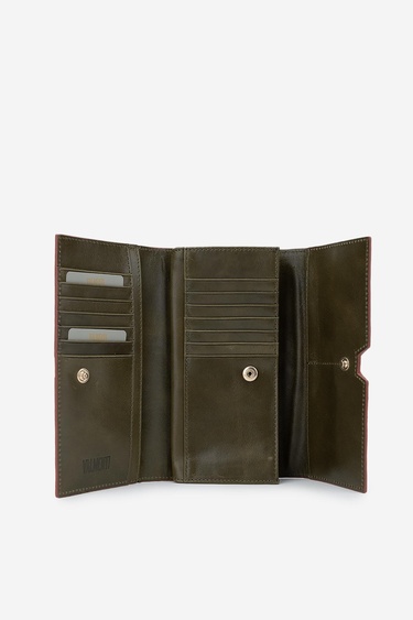  Valmenti Unisex Bordo Hakiki Deri Cüzdan