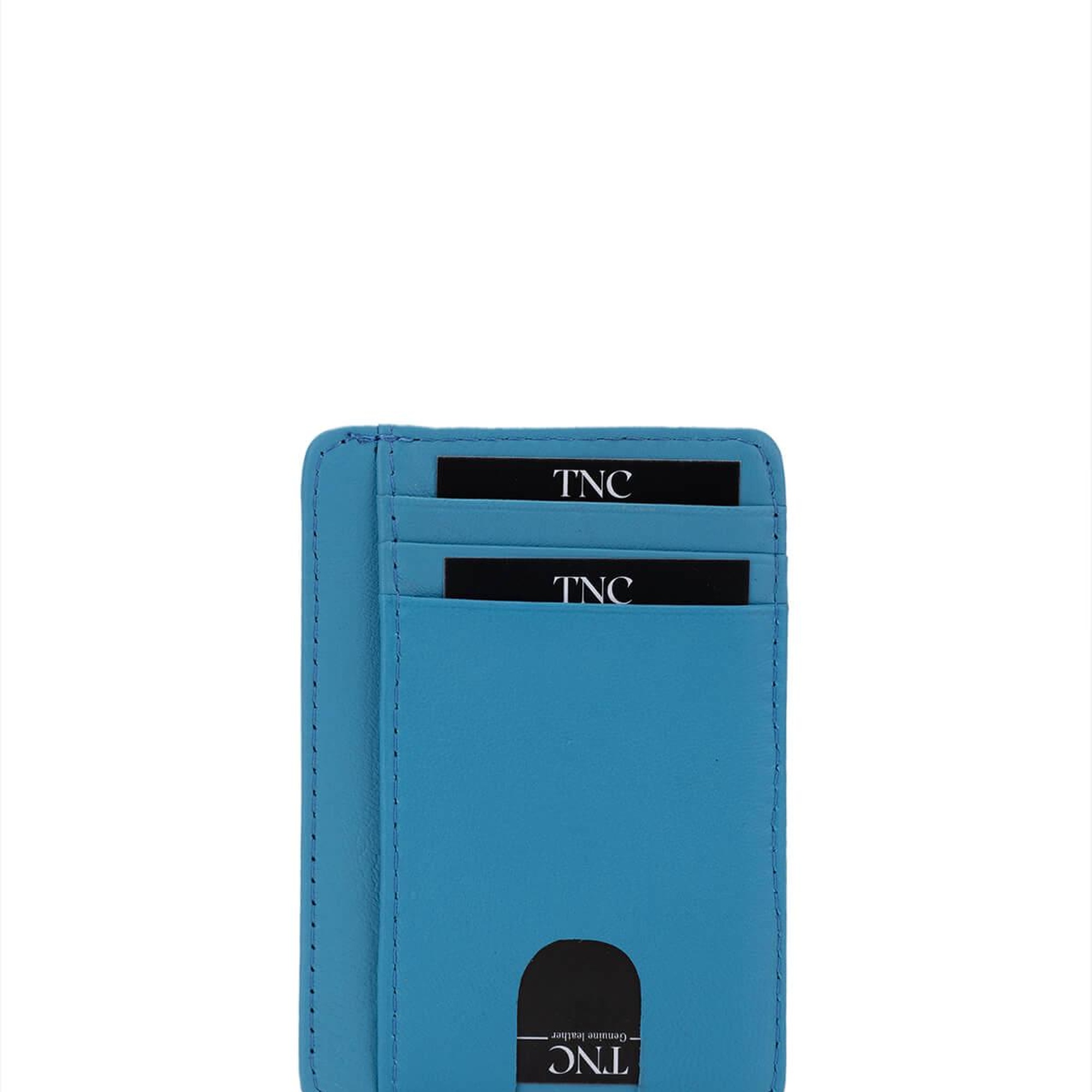 Tamer Tanca Unisex Hakiki Deri Mavi Kartlık