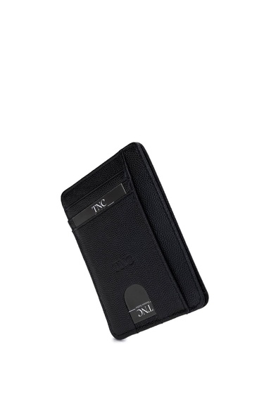  Tamer Tanca Unisex Hakiki Deri Siyah Havyar Kartlık