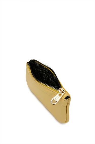  Tamer Tanca Unisex Hakiki Deri Sarı Kartlık