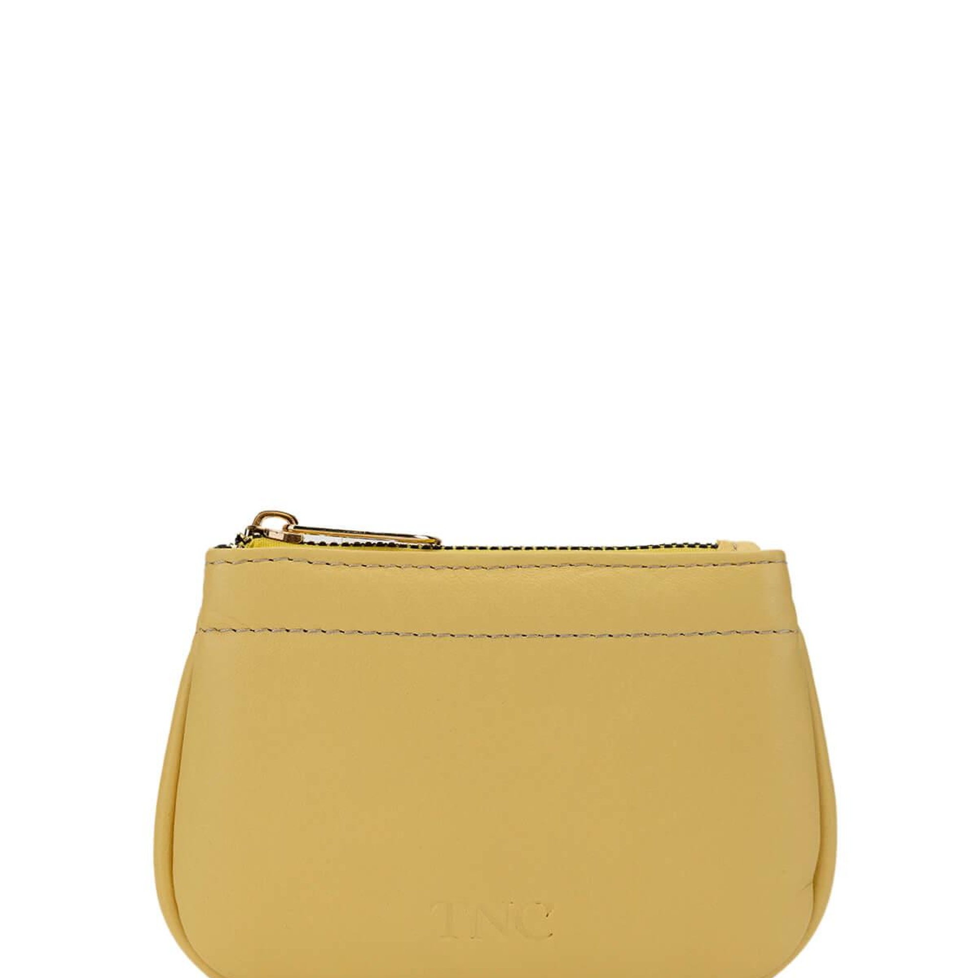 Tamer Tanca Unisex Hakiki Deri Sarı Kartlık