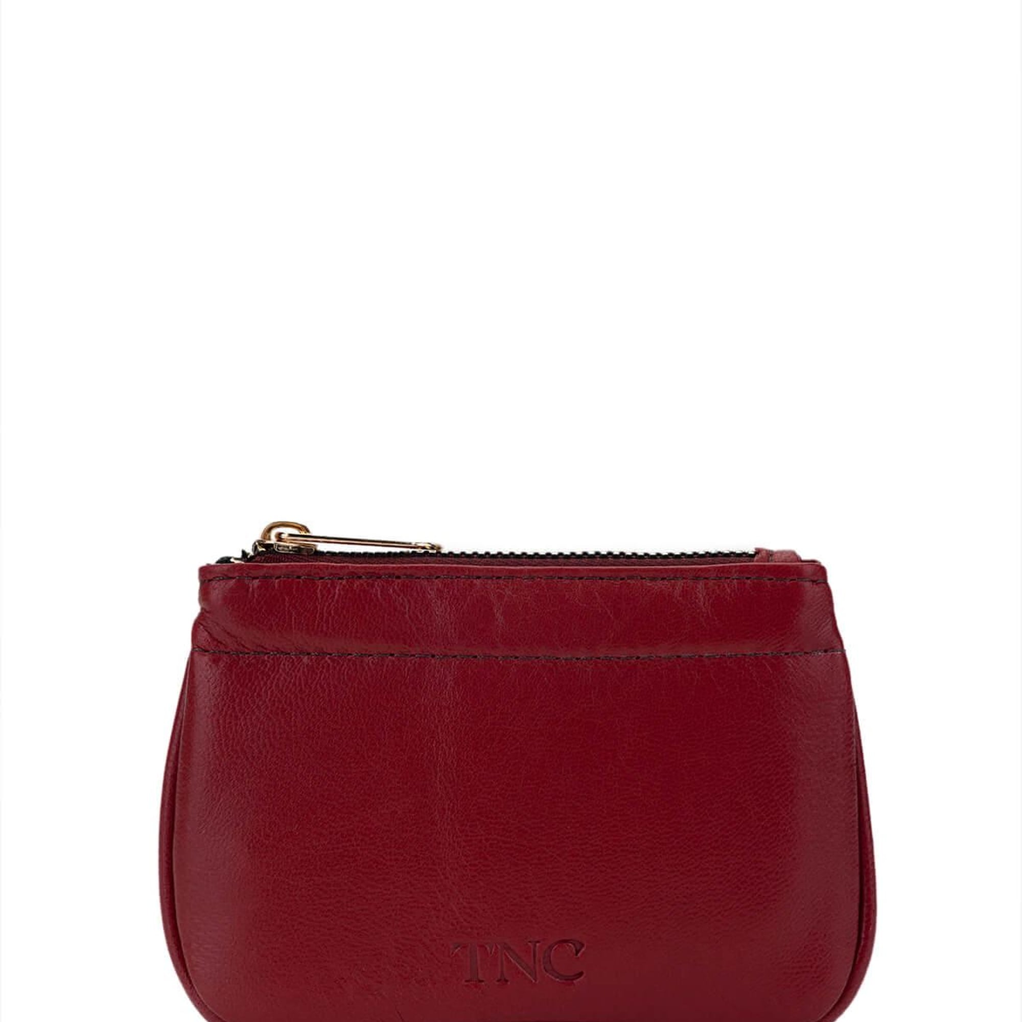 Tamer Tanca Unisex Hakiki Deri Bordo Kartlık