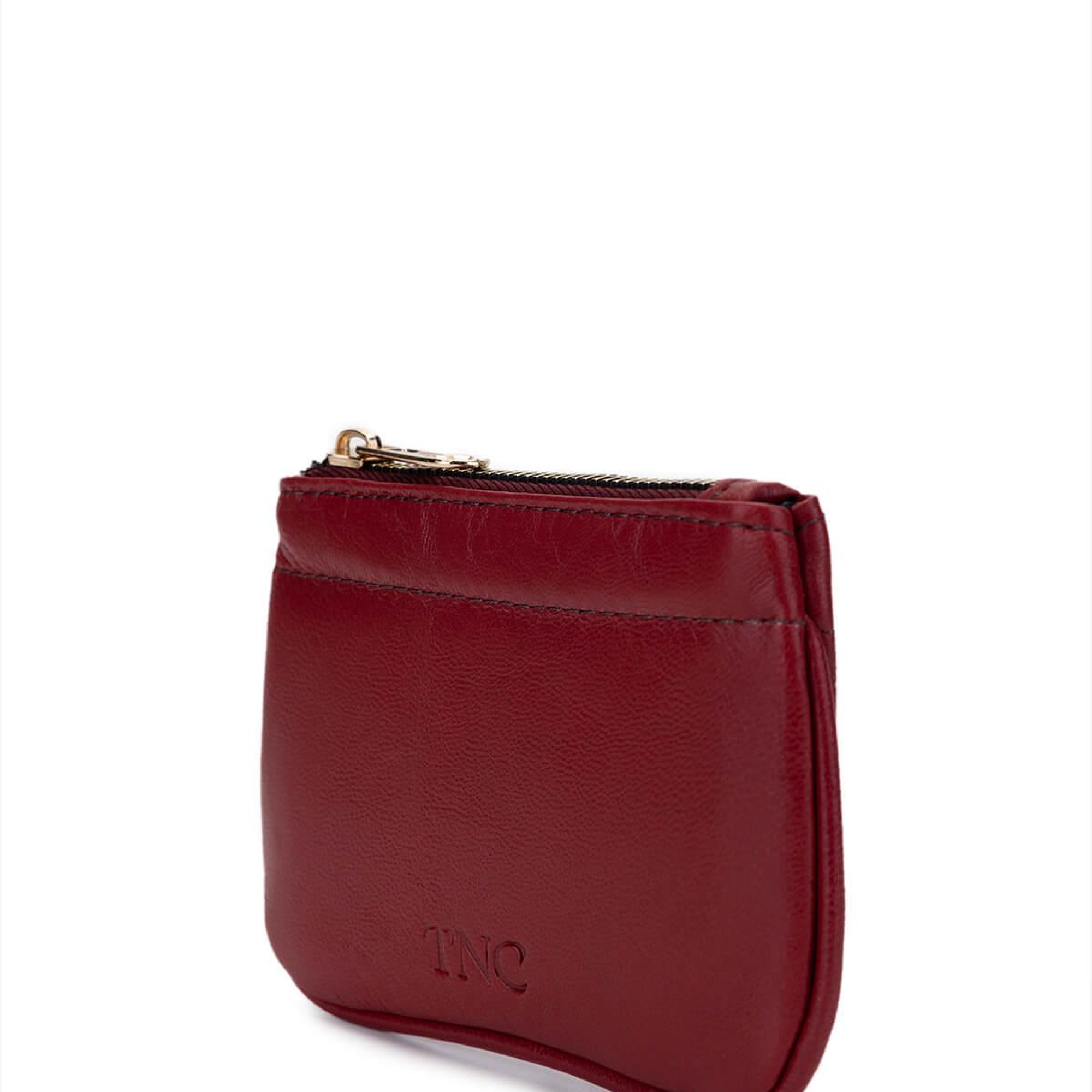 Tamer Tanca Unisex Hakiki Deri Bordo Kartlık