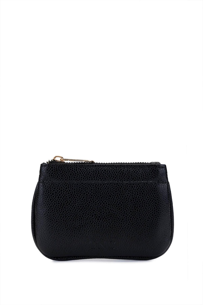  Tamer Tanca Unisex Hakiki Deri Siyah Havyar Kartlık