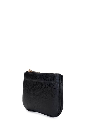  Tamer Tanca Unisex Hakiki Deri Siyah Havyar Kartlık