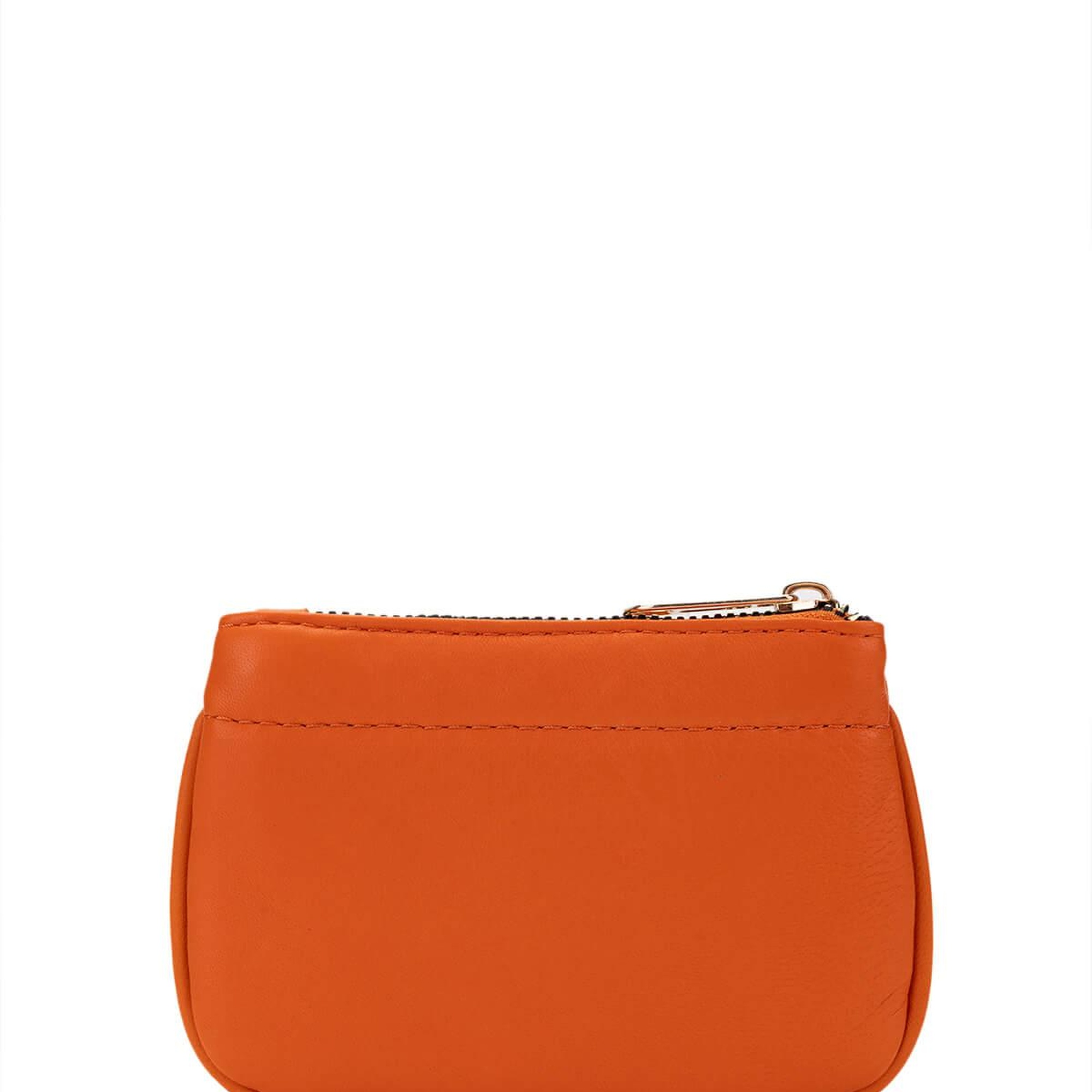 Tamer Tanca Unisex Hakiki Deri Turuncu Kartlık