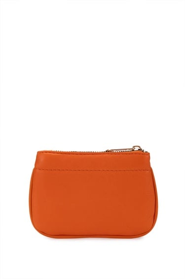  Tamer Tanca Unisex Hakiki Deri Turuncu Kartlık