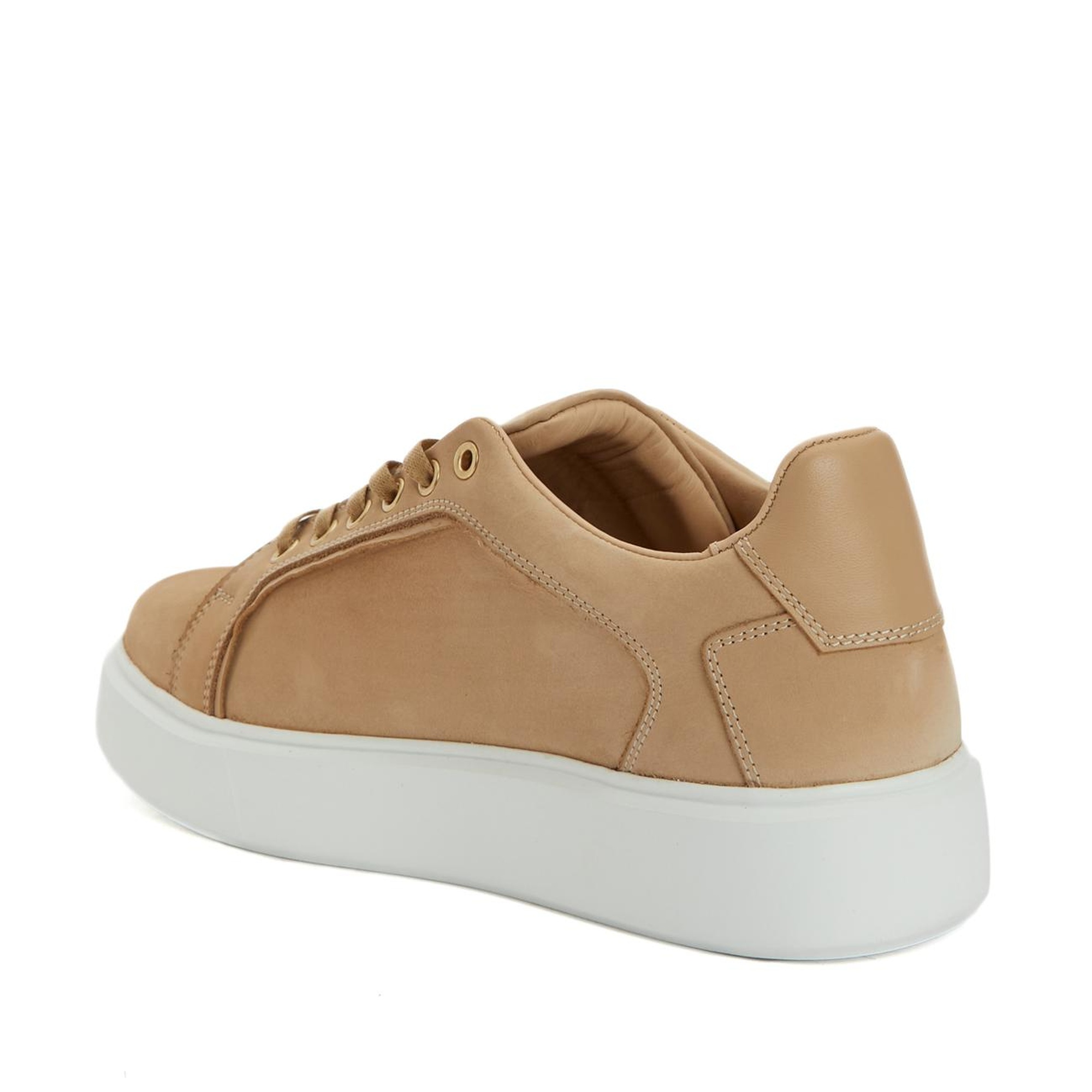 Divarese Kadın Kum Deri Sneaker