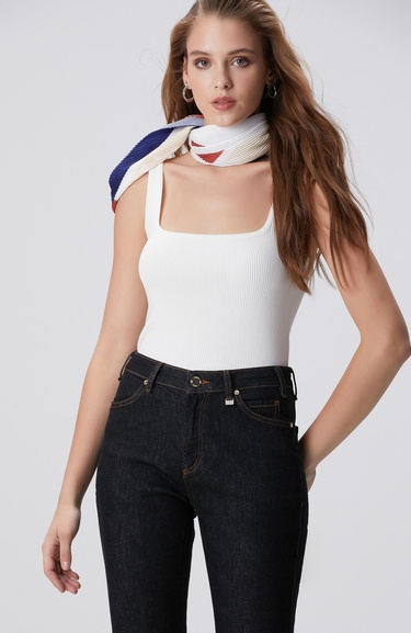  Network Kadın Kırık Beyaz Triko Atlet