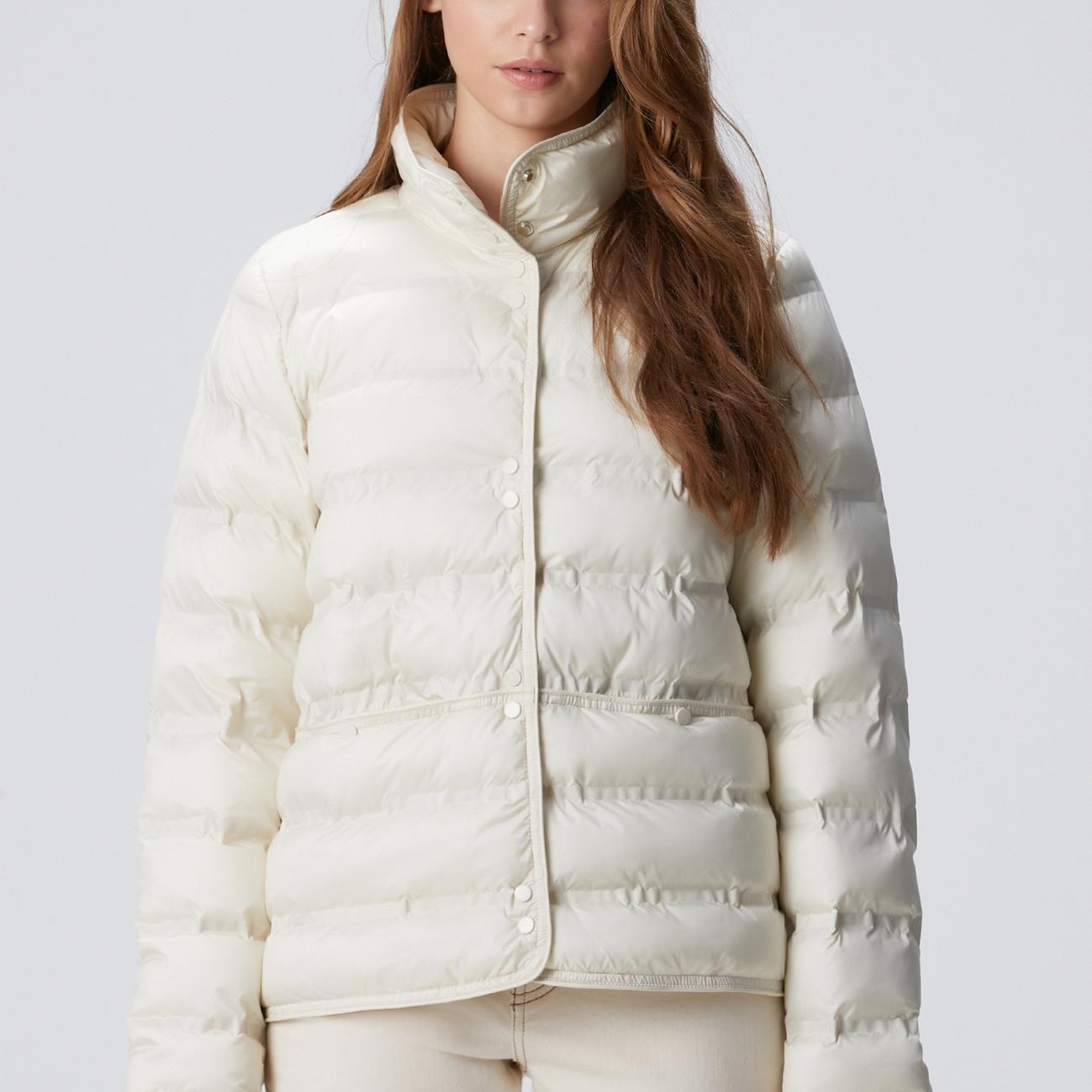 Network Kadın Kırık Beyaz Puffer Mont