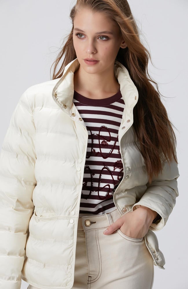  Network Kadın Kırık Beyaz Mont