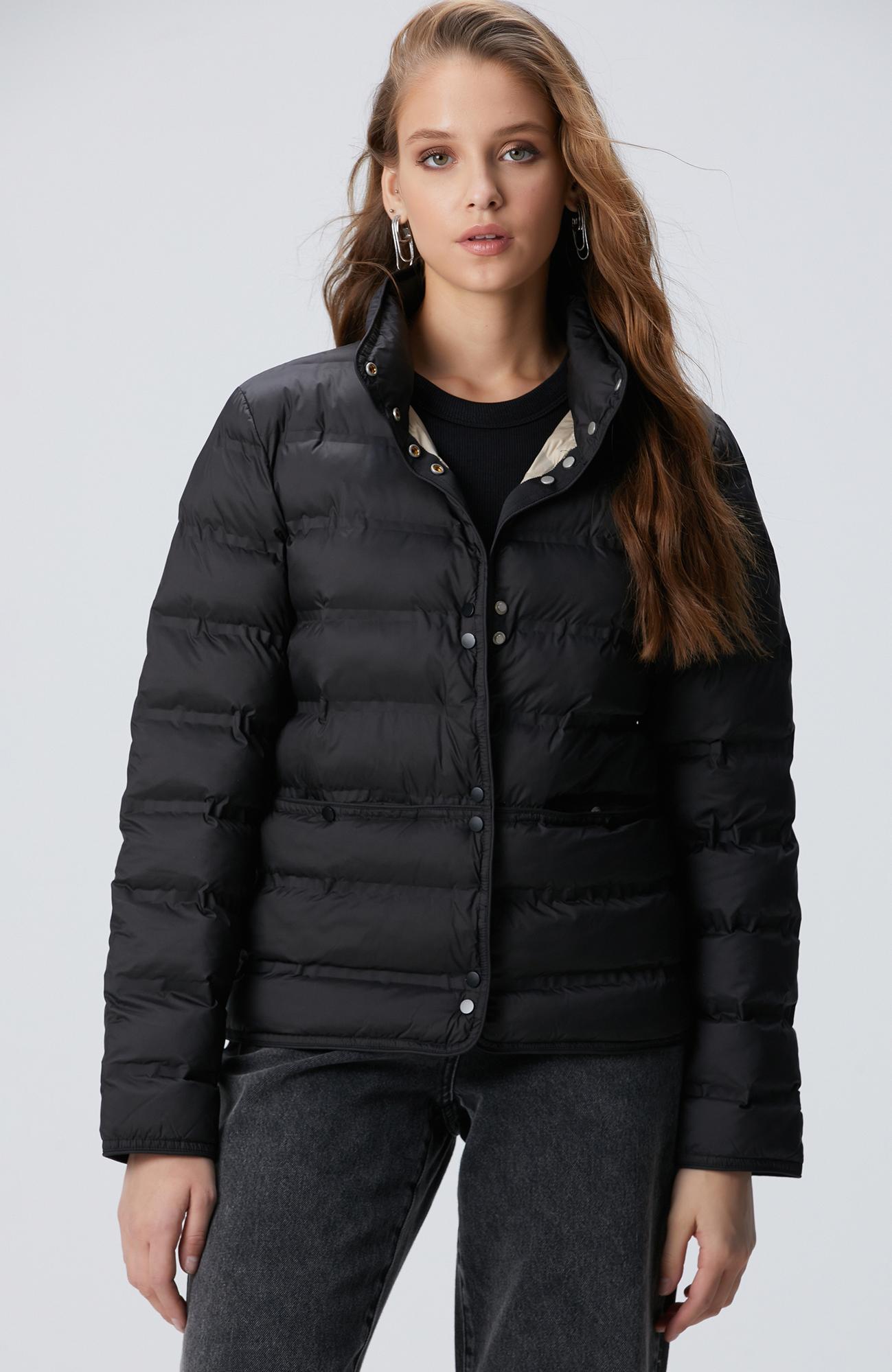  Network Kadın Siyah Mont