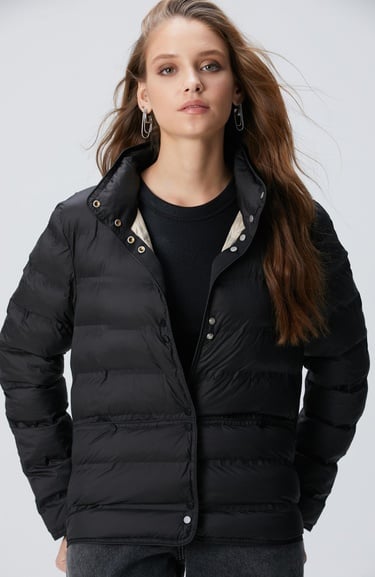  Network Kadın Siyah Mont