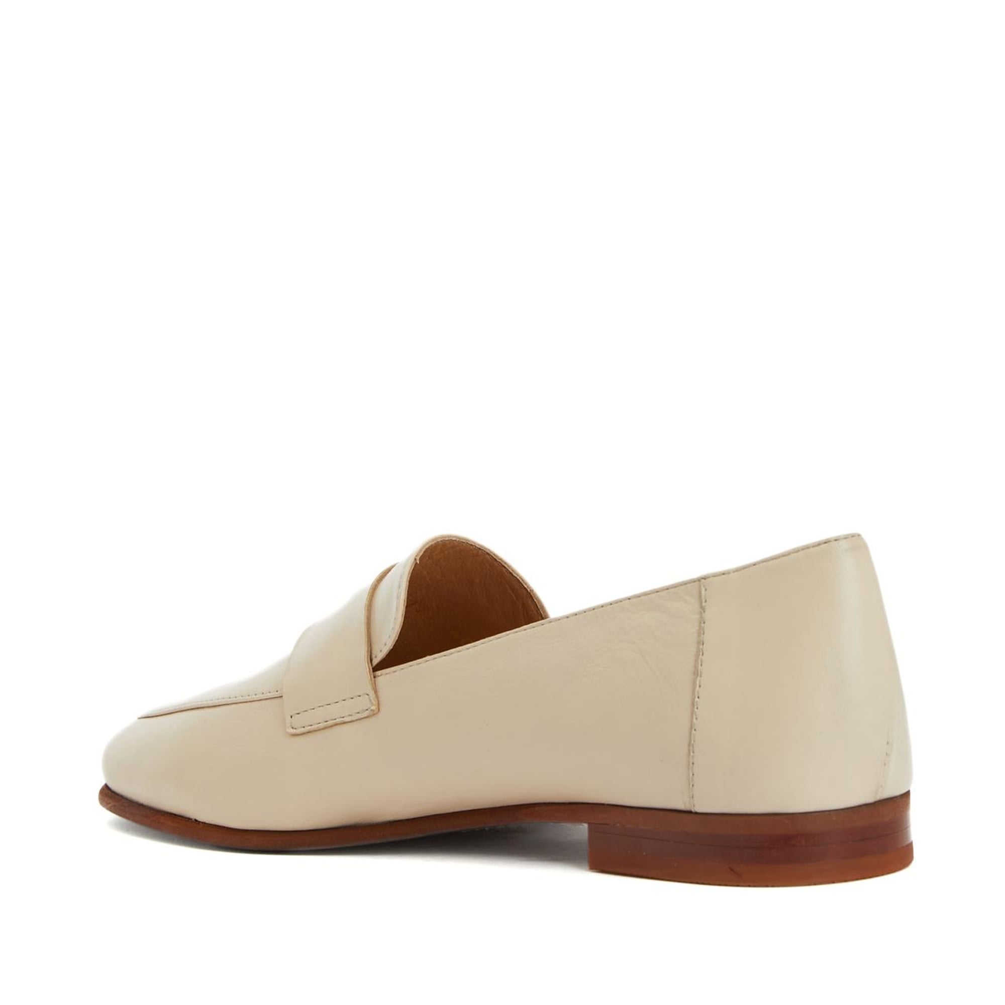 George Hogg Kadın Nude Kuşak Detaylı Deri Loafer