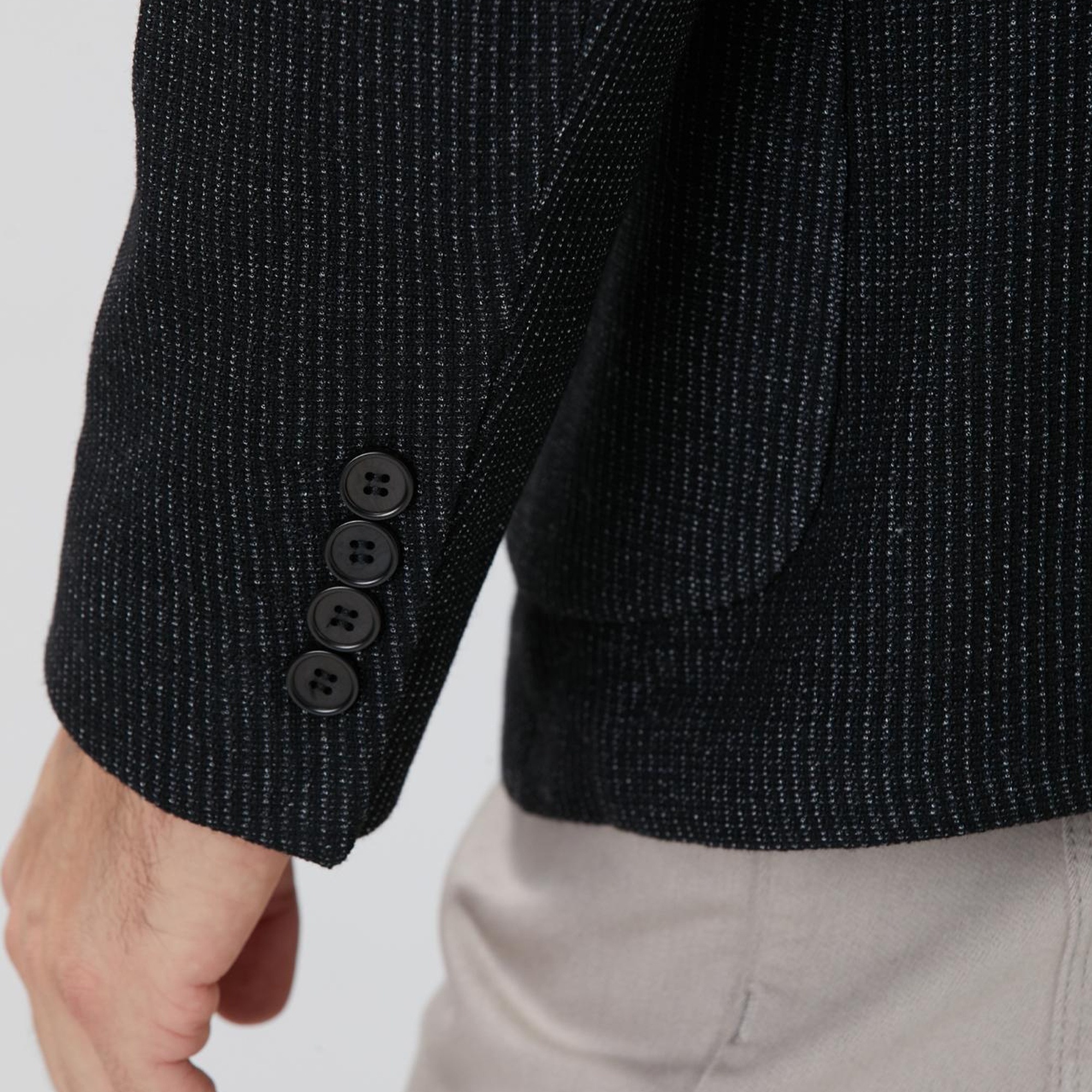 Network Erkek Antrasit Yün Karışımlı Ceket