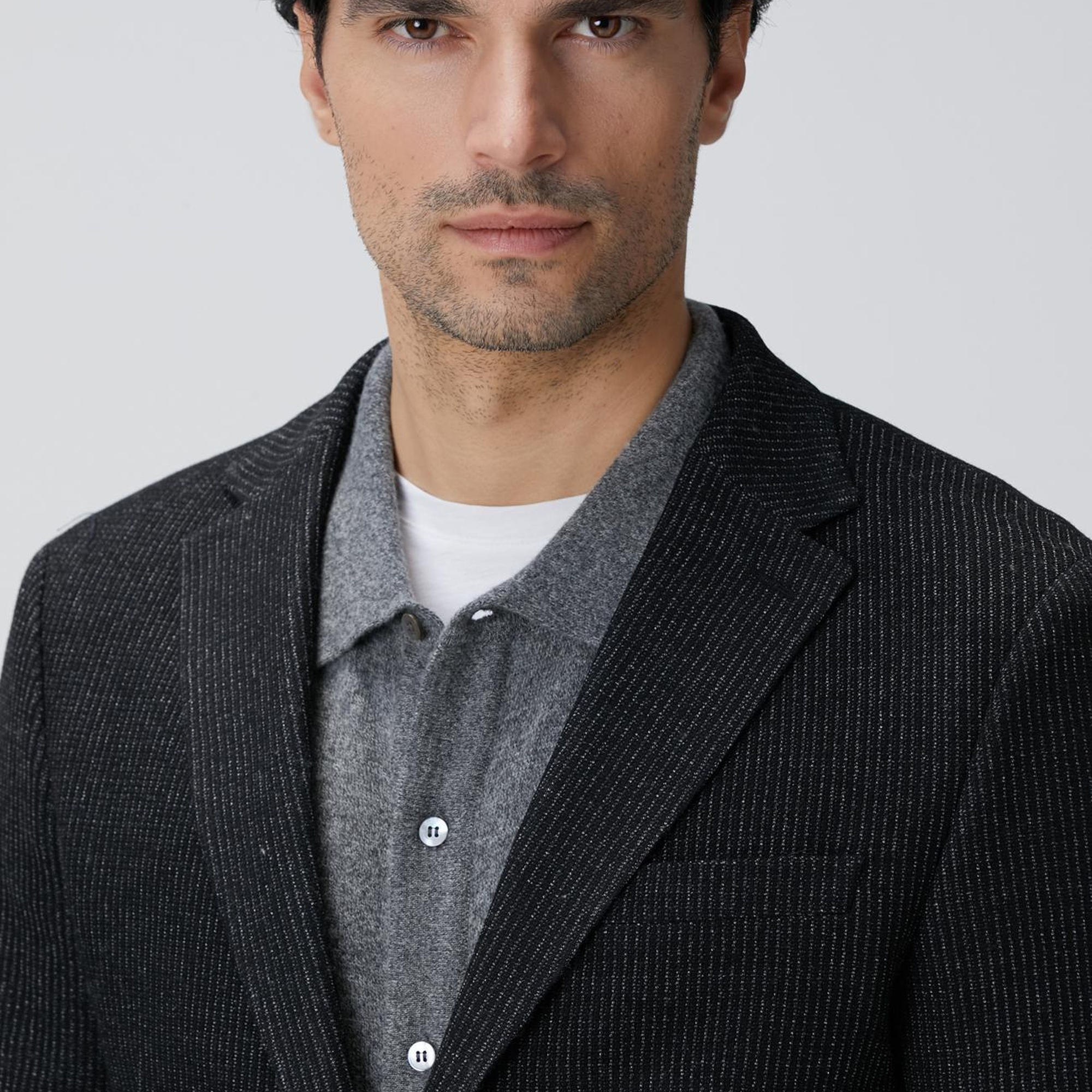 Network Erkek Antrasit Yün Karışımlı Ceket