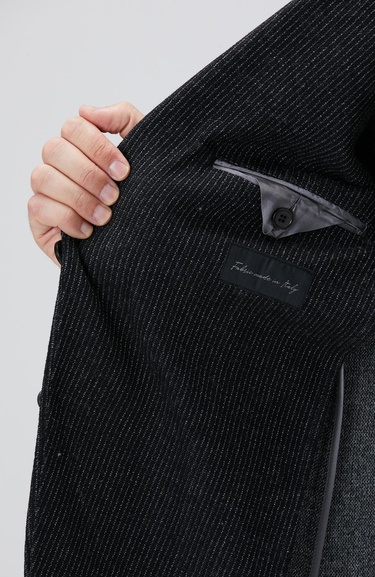  Network Erkek Antrasit Yün Karışımlı Ceket