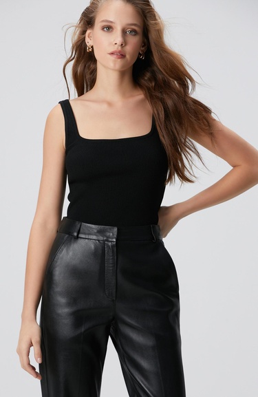  Network Kadın Siyah Triko Atlet