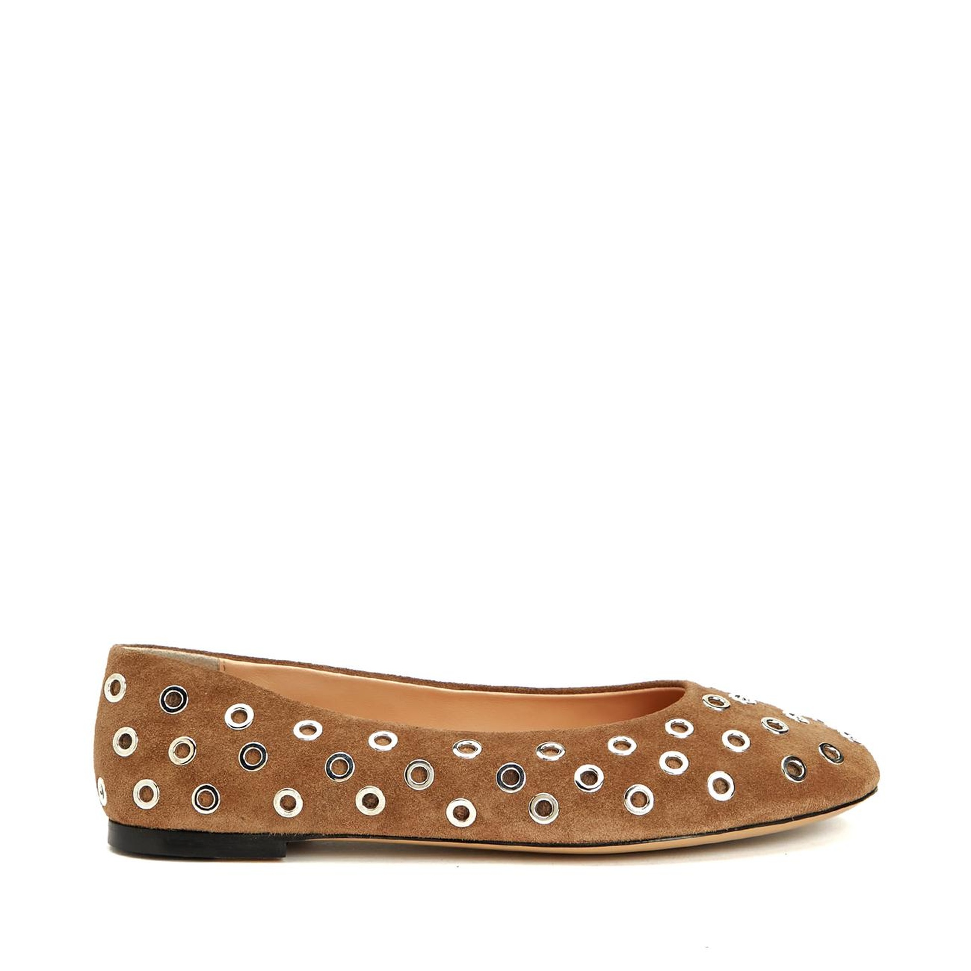 Divarese Kadın Taba Kapsül Detaylı Deri Babet