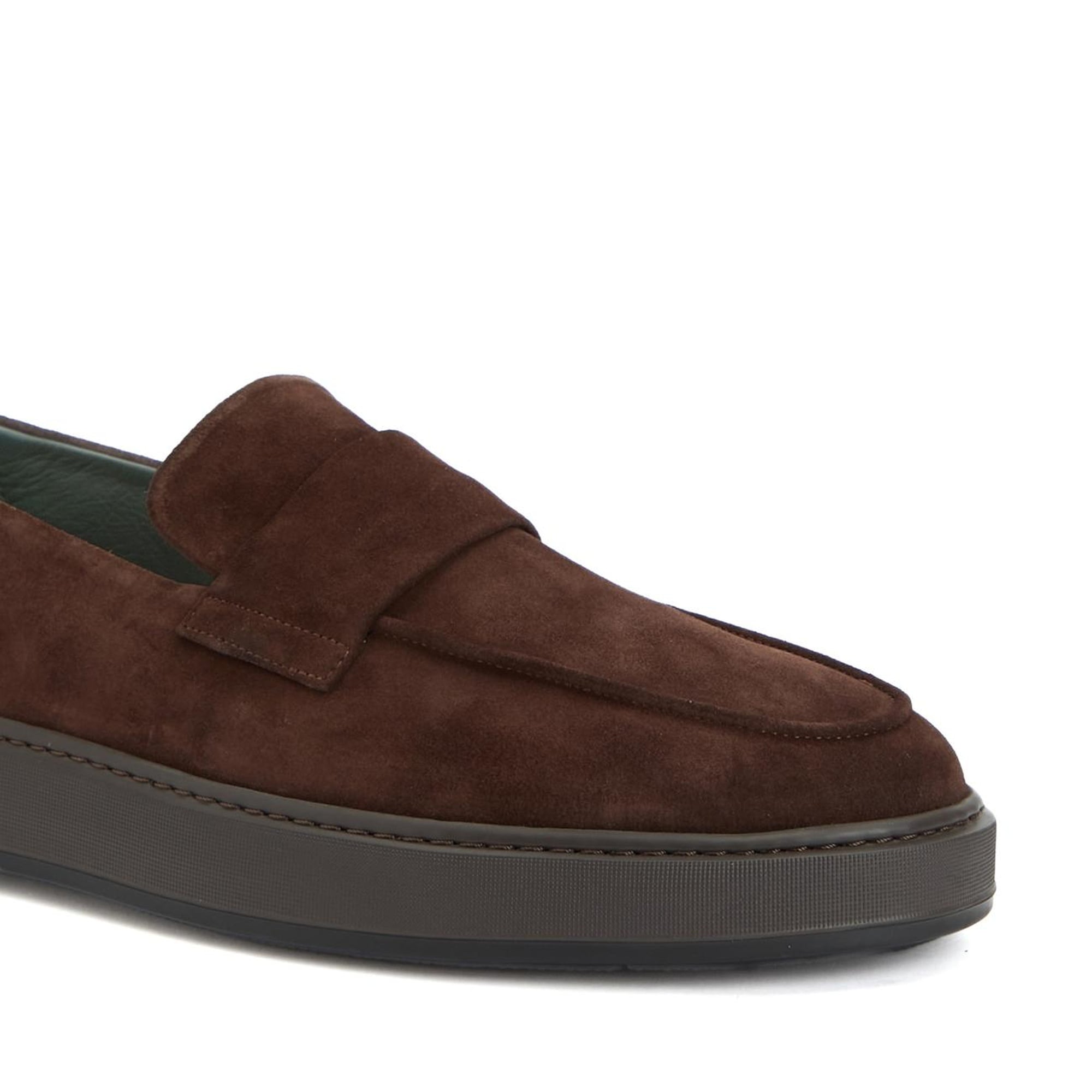 George Hogg Erkek Kahverengi Süet Loafer