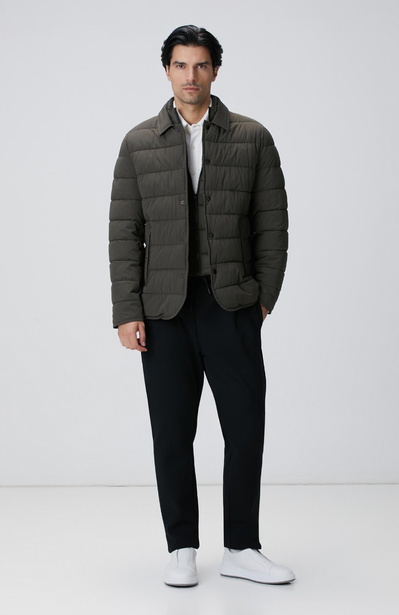  Network Erkek Siyah Boru Paça Yan Cep Detaylı Eşofman Altı