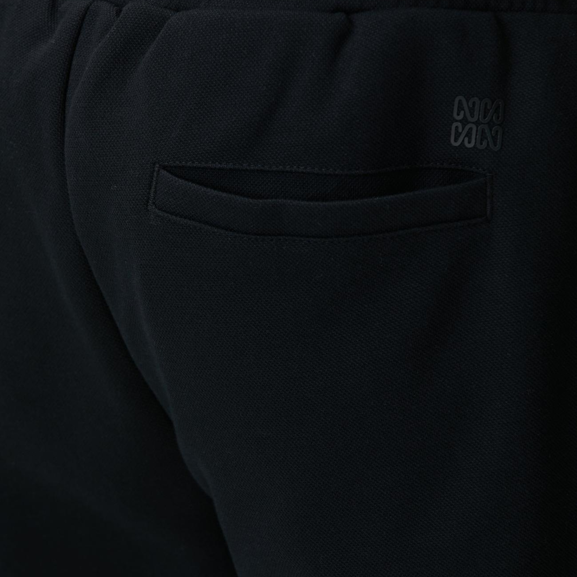 Network Erkek Siyah Boru Paça Yan Cep Detaylı Eşofman Altı