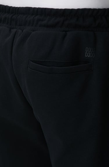  Network Erkek Siyah Boru Paça Yan Cep Detaylı Eşofman Altı