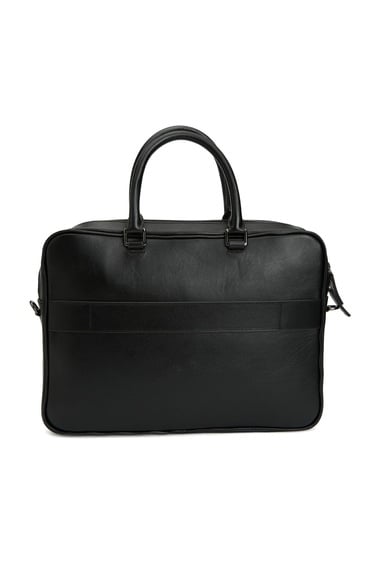  George Hogg Erkek Siyah Deri Laptop Çantası