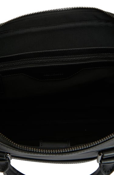  George Hogg Erkek Siyah Deri Laptop Çantası