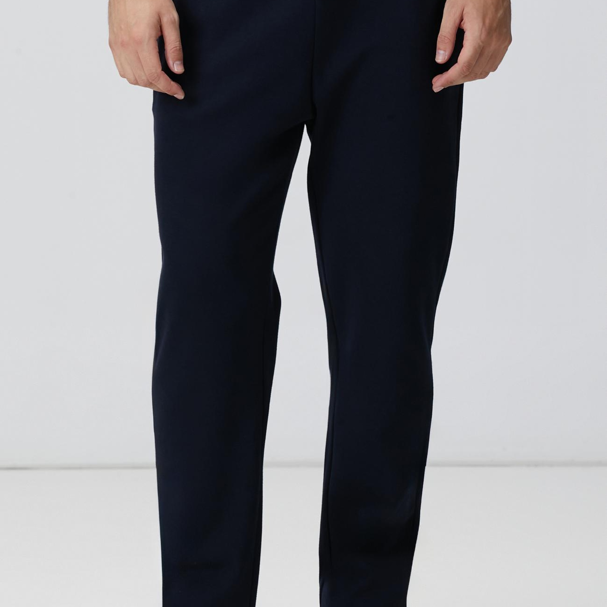 Network Erkek Lacivert Boru Paça Yan Cep Detaylı Eşofman Altı