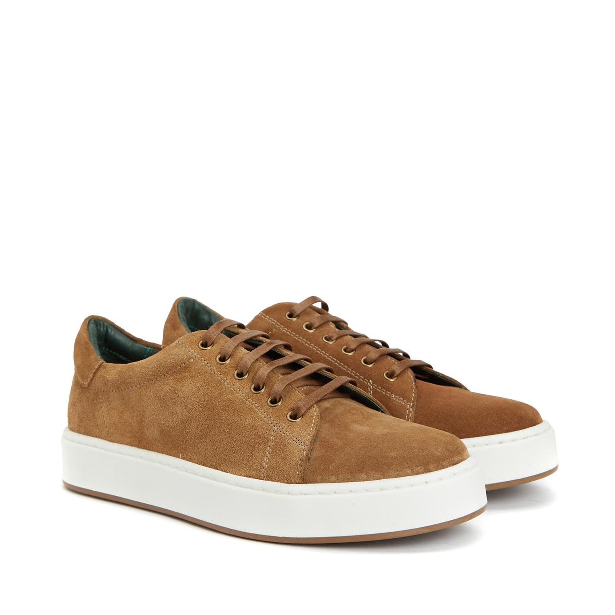 George Hogg Kadın Tütün Süet Sneaker