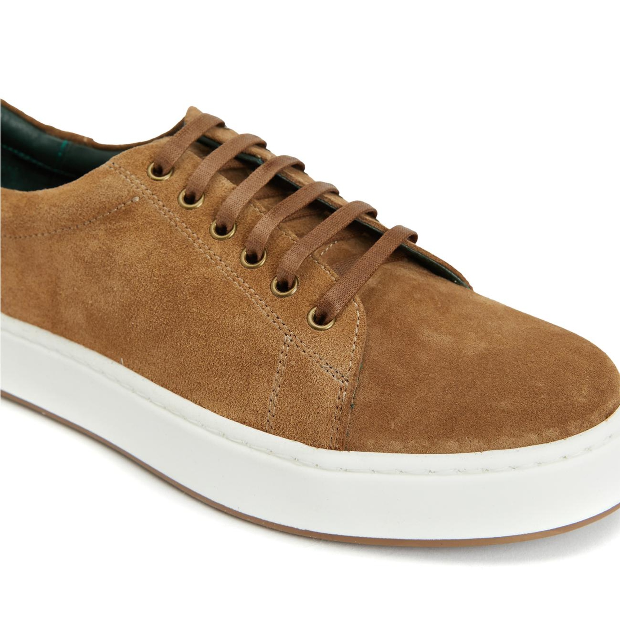 George Hogg Kadın Tütün Süet Sneaker