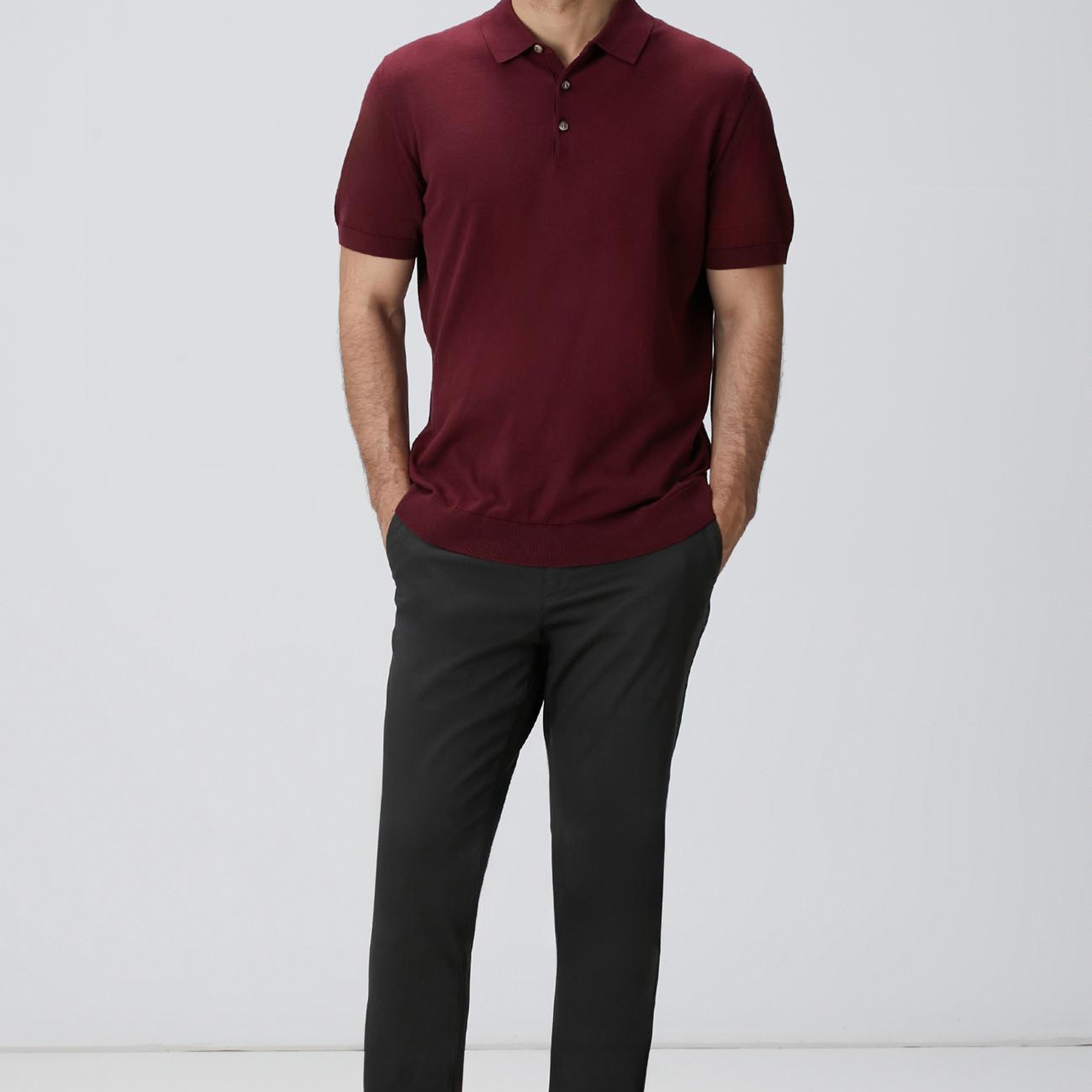 Network Erkek Antrasit Sepet Örgü Desenli Chino Pantolon