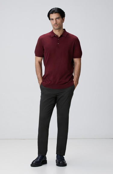  Network Erkek Antrasit Sepet Örgü Desenli Chino Pantolon