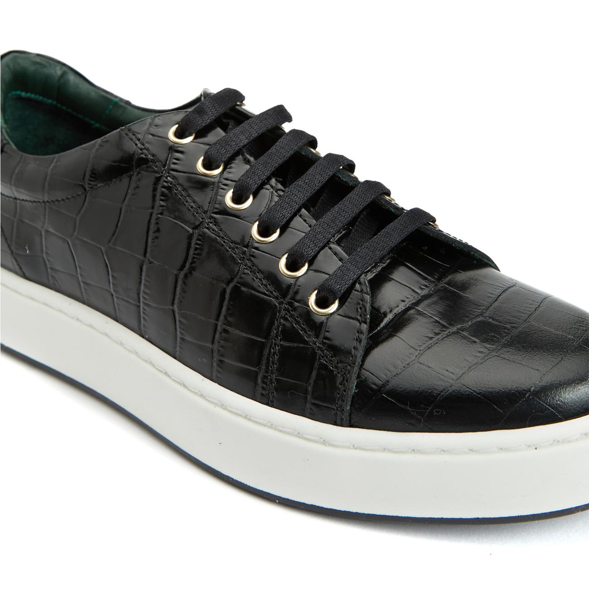 George Hogg Kadın Siyah Süet Sneaker