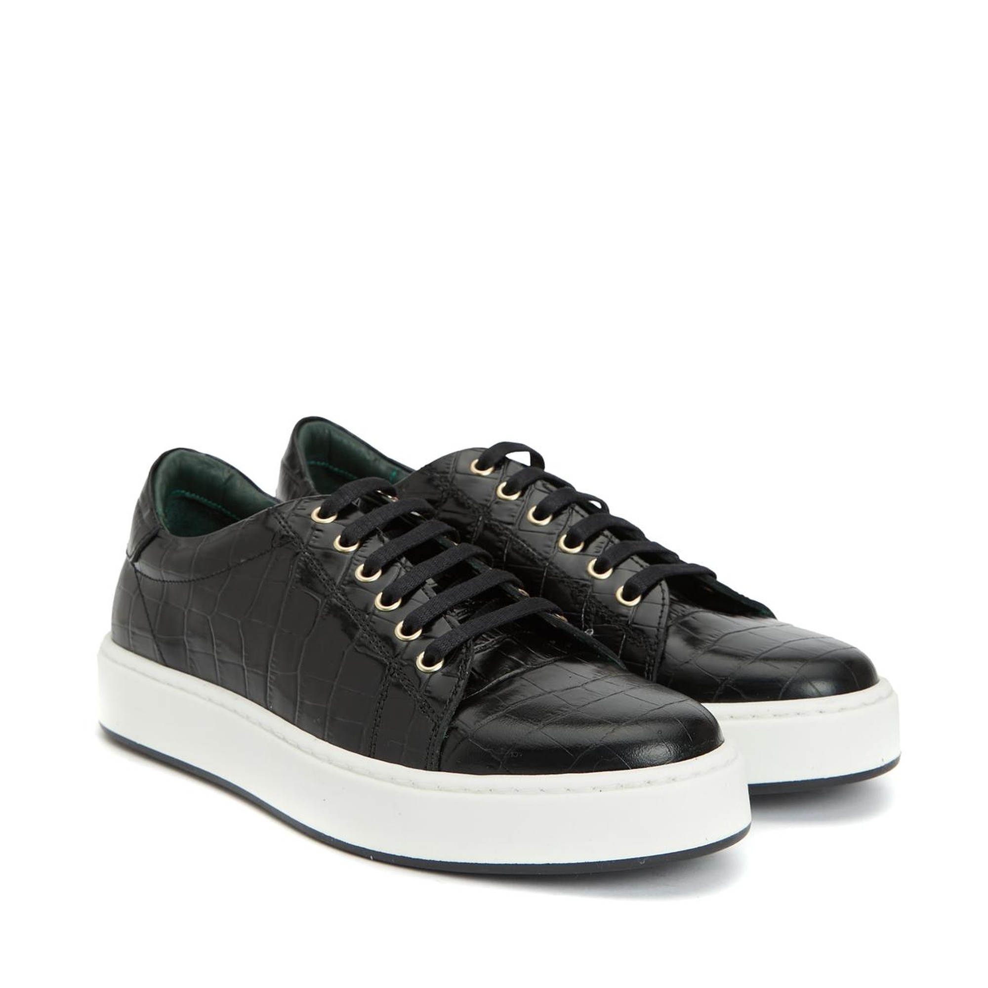 George Hogg Kadın Siyah Süet Sneaker