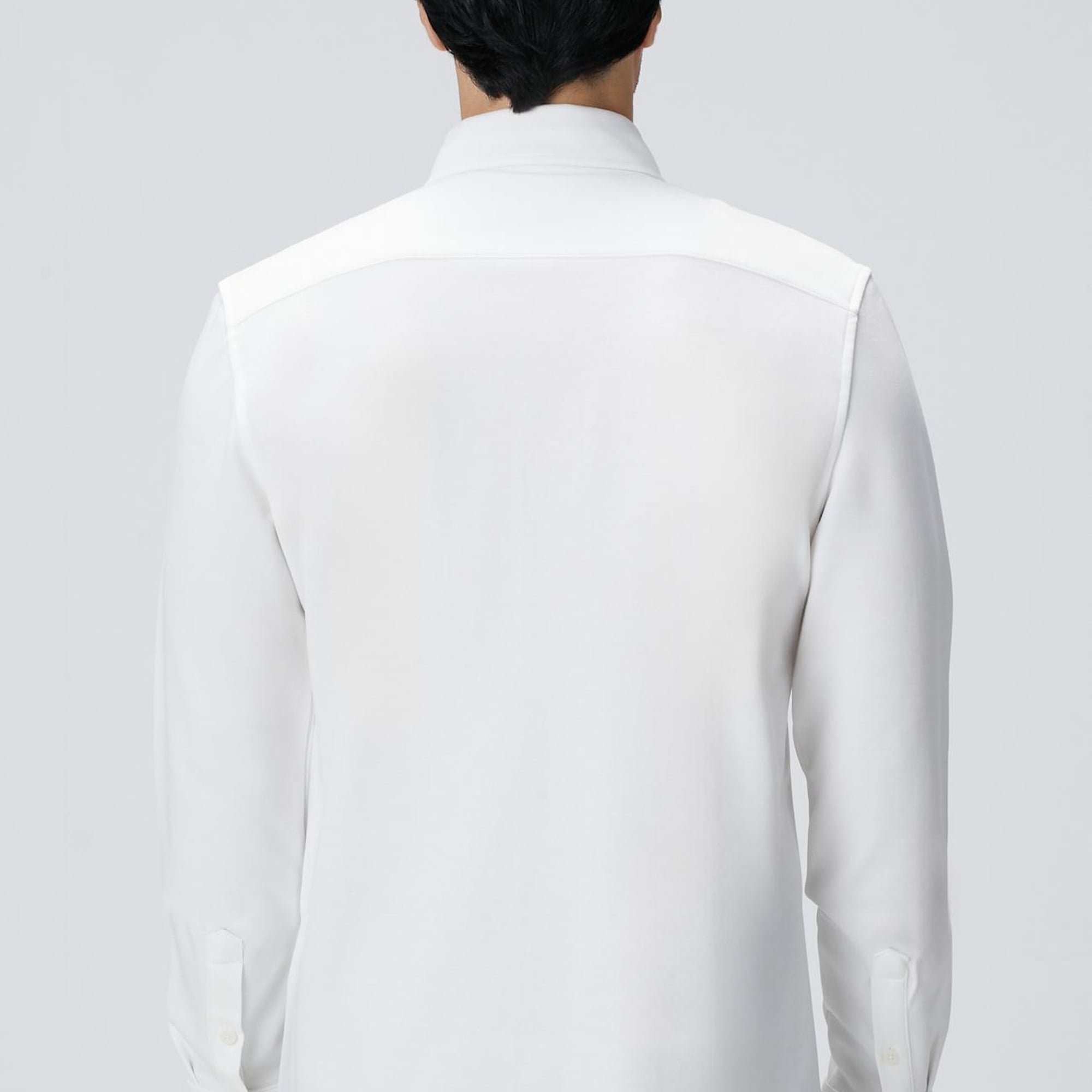 Network Erkek Kırık Beyaz Uzun Kollu Örme Gömlek