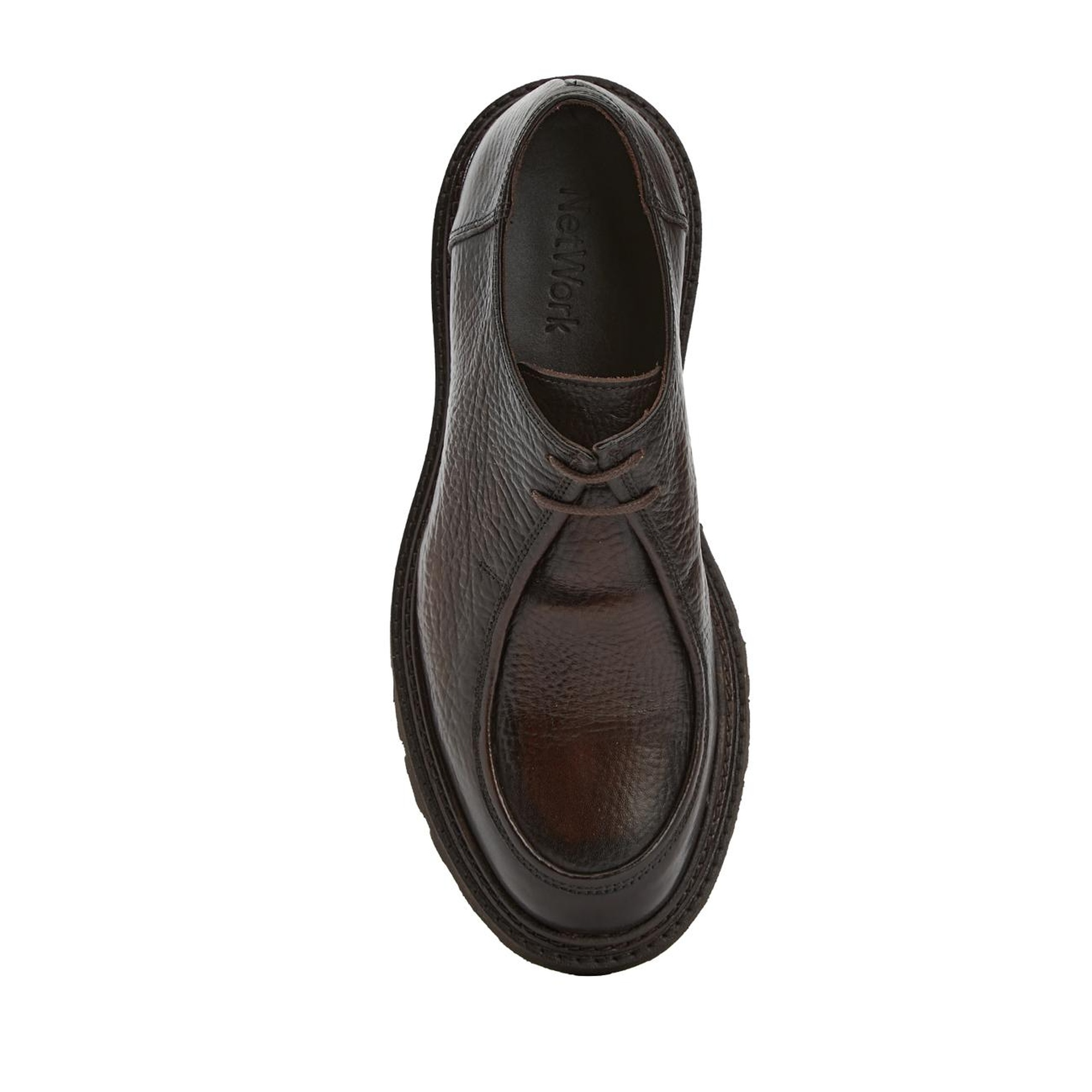 Network Erkek Kahverengi İpli Deri Ayakkabı